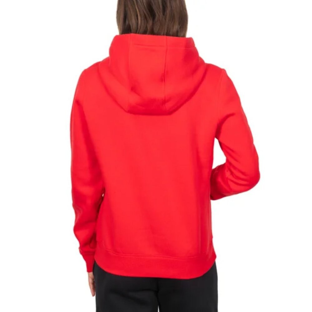 NWT Nike Women's Fleece Pullover Hoodie Red Scarlet Size S - Picture 3 of 5